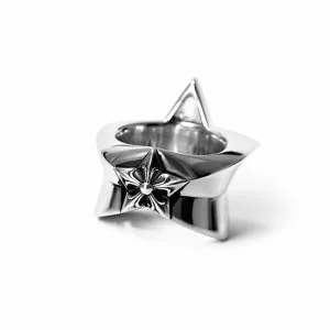 720 Half Cross Tail Ring – Bold & Unique Spiritual Jewelry Design