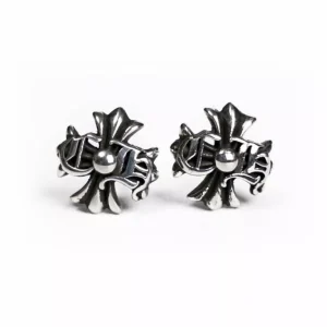 CH Logo Plus Stud Earrings – Elegant & Stylish Jewelry