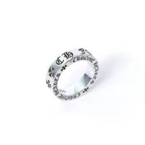 Chrome Hearts Forever Ring – a symbol of eternal love, crafted from sterling silver with "CH Forever" engraving.