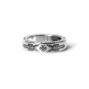 Chrome Hearts Dagger Spacer Ring – 6MM – Bold, Edgy Luxury Jewelry for Unique Style