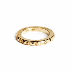 22K Gold True Punk Ring – Bold, Unique, and Edgy Jewelry for True Rebels
