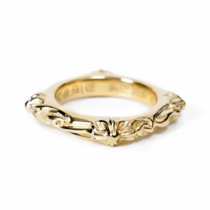 22K Gold SBT Band Ring (Made to Order) – Custom Luxury Jewelry for Unique Style