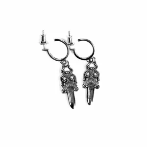 DAGGER HOOP EARRINGS