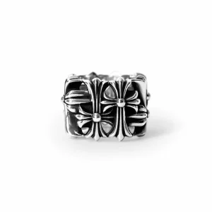 Chrome Hearts Square Cemetery Ring – Bold, Unique Luxury Jewelry
